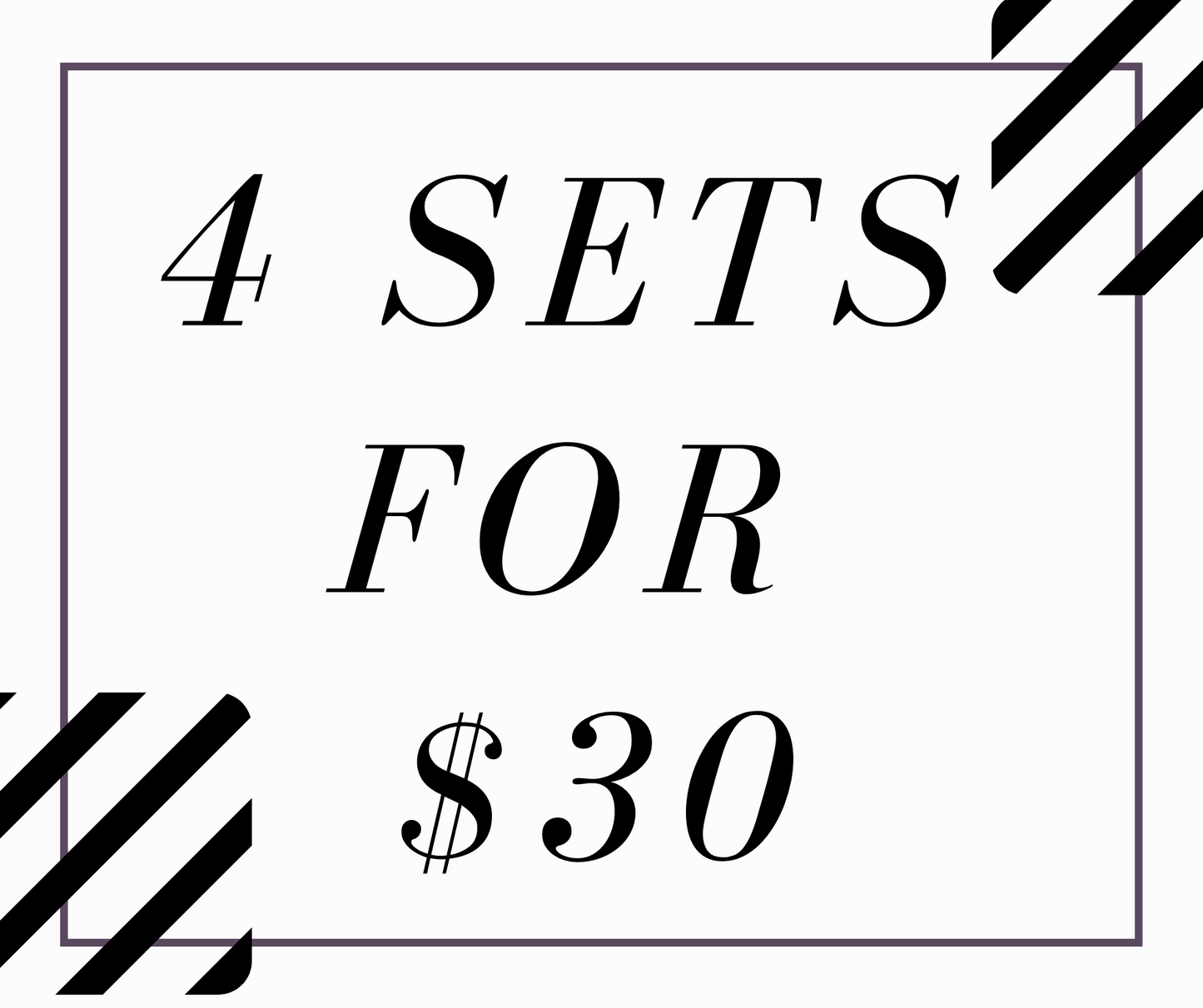 Black White Party Bundle ($36 value) | Cutie Pop Nail Shop