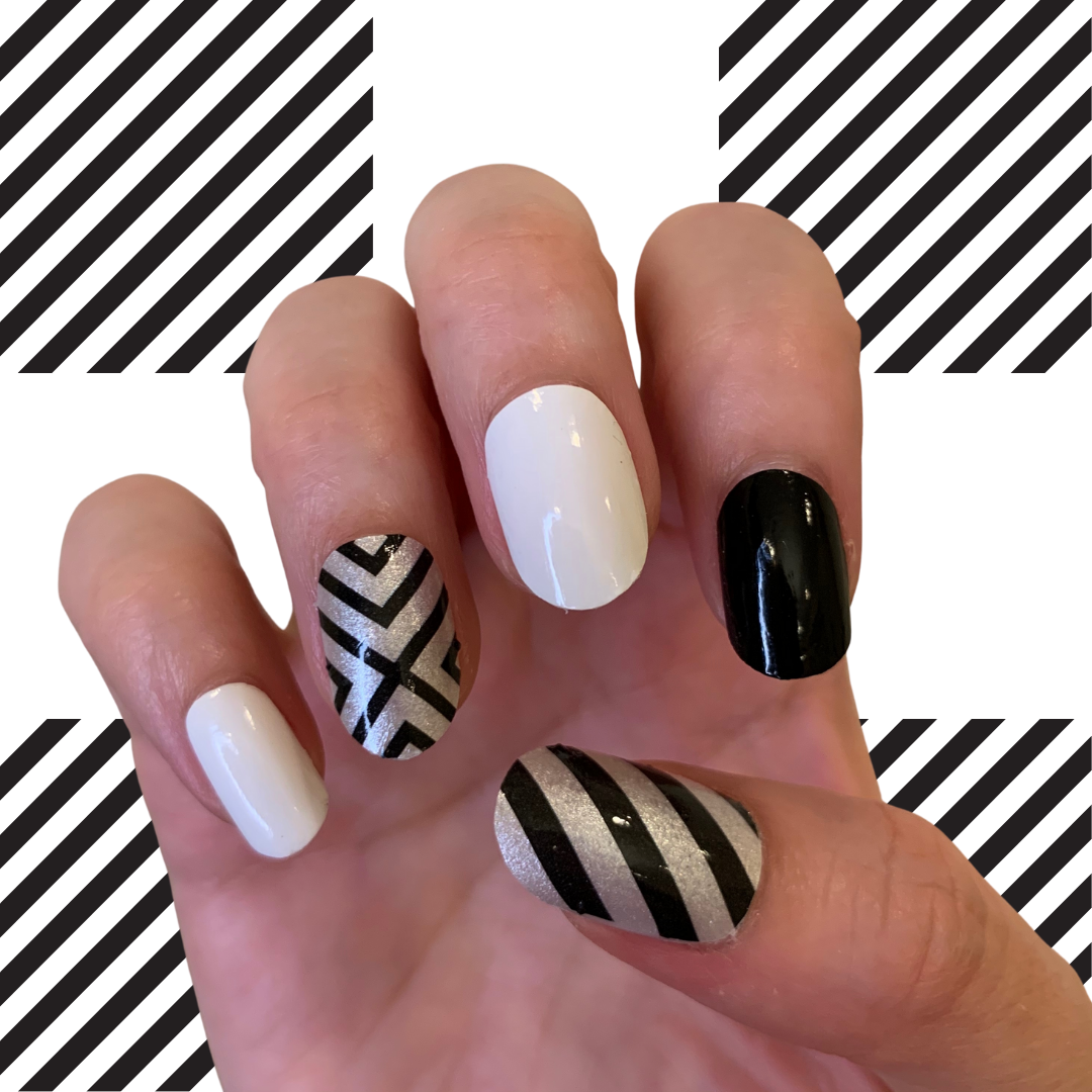 Black White Party-Nail Wraps