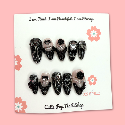 Angelic Lace - Black