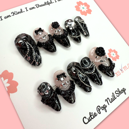 Angelic Lace - Black