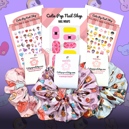 BTS Kpop Sticker Bundle