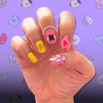 BTS Kpop Sticker Bundle