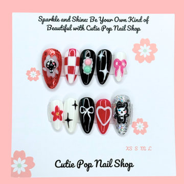 IRyS Inspired Press-On Nails | Hololive EN Fan Art Nail Set