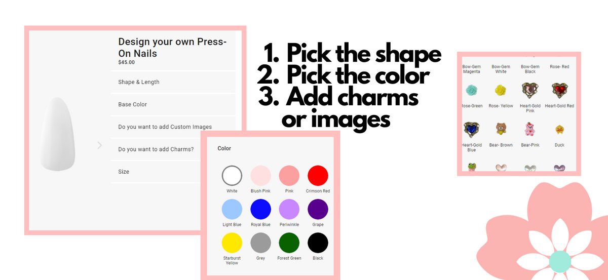 Custom Nail Drawing Custom Nail Art| Press-on nails| GIfts for her| Design your own Nails ...
