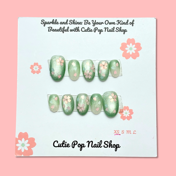 Falling Petals - Jade