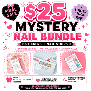 $25 Mystery Nail Bundle — Stickers + Nail Strips