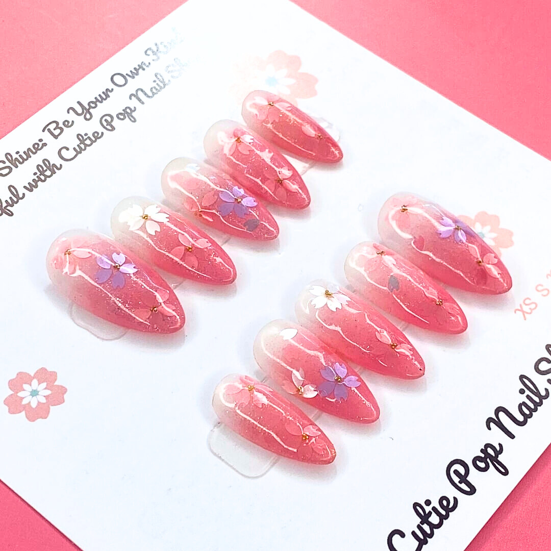 Sakura Blush Press-Ons