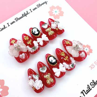 Victorian Shadows (Red)