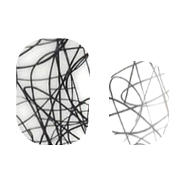 White with Black Effect