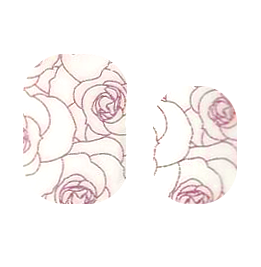 Roses (Transparent) Nail Wraps | Spring Designs | Cutie Pop Nail Shop