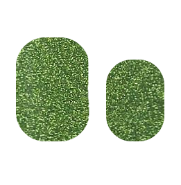 Glittery Peridot Nail Polish Wraps - Cutie Pop Nail Shop