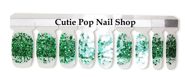 Paddy Green Nail Wraps | Premium Nail Wraps | Cutie Pop Nail Shop