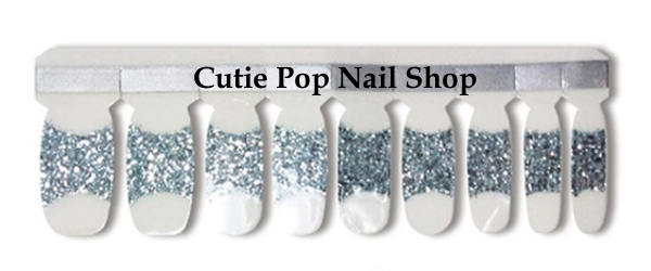 Silver Glitter Nail Wraps - Solid Silver Nail Wraps – Pretty Fab Nails