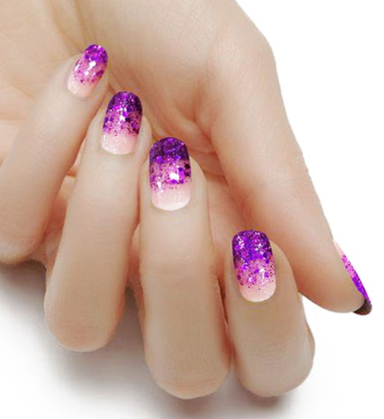 Purple sprinkles Nail Wraps | Cutie Pop Nail Shop
