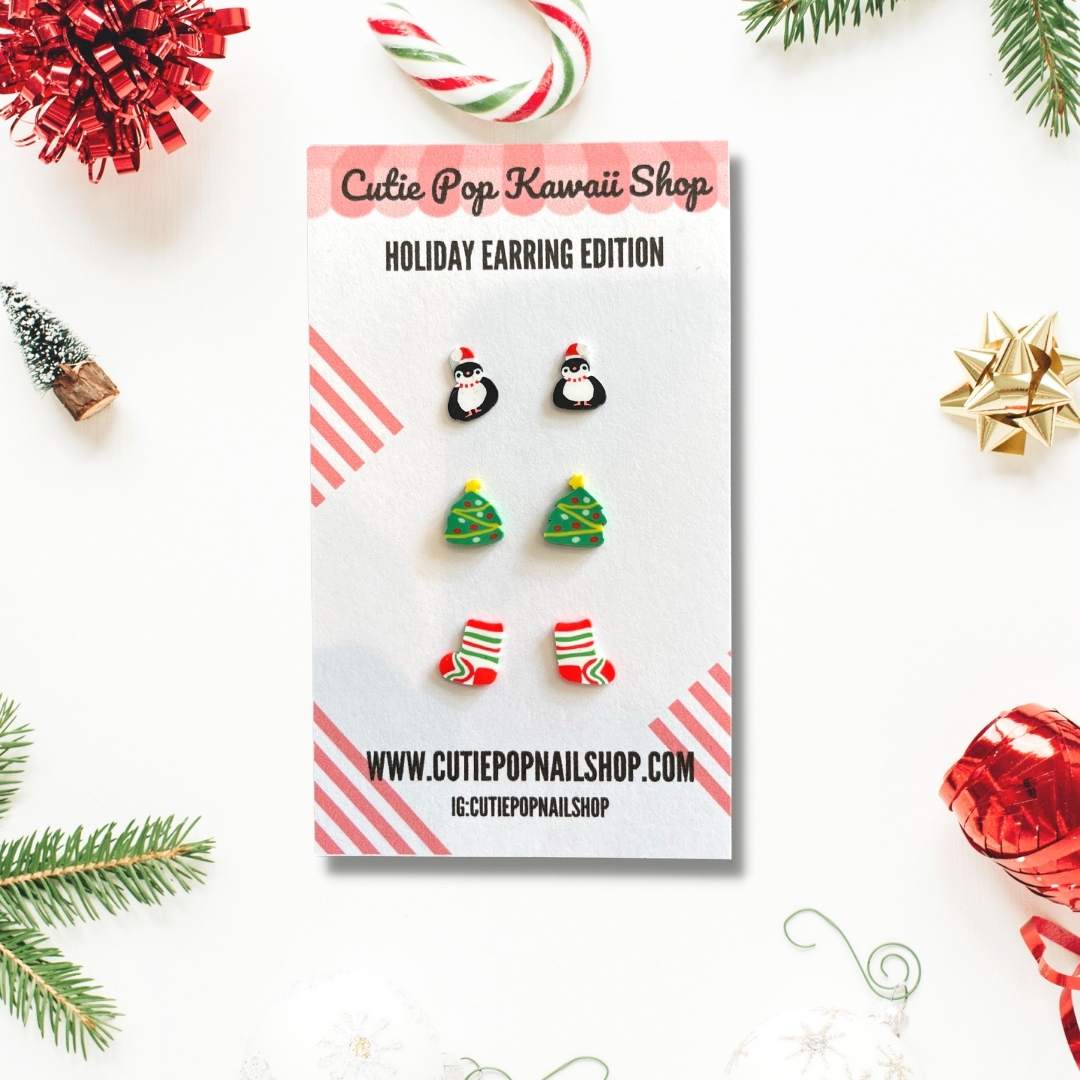 Handmade Holiday Earrings