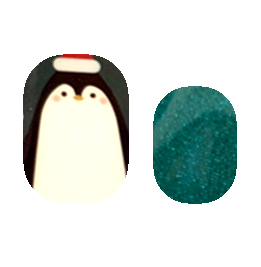 Penguin and Polar Bear (Glitter)