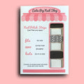Black Arrows Pattern over Transparent Base Nail Polish Wraps - Cutie Pop Nail Shop