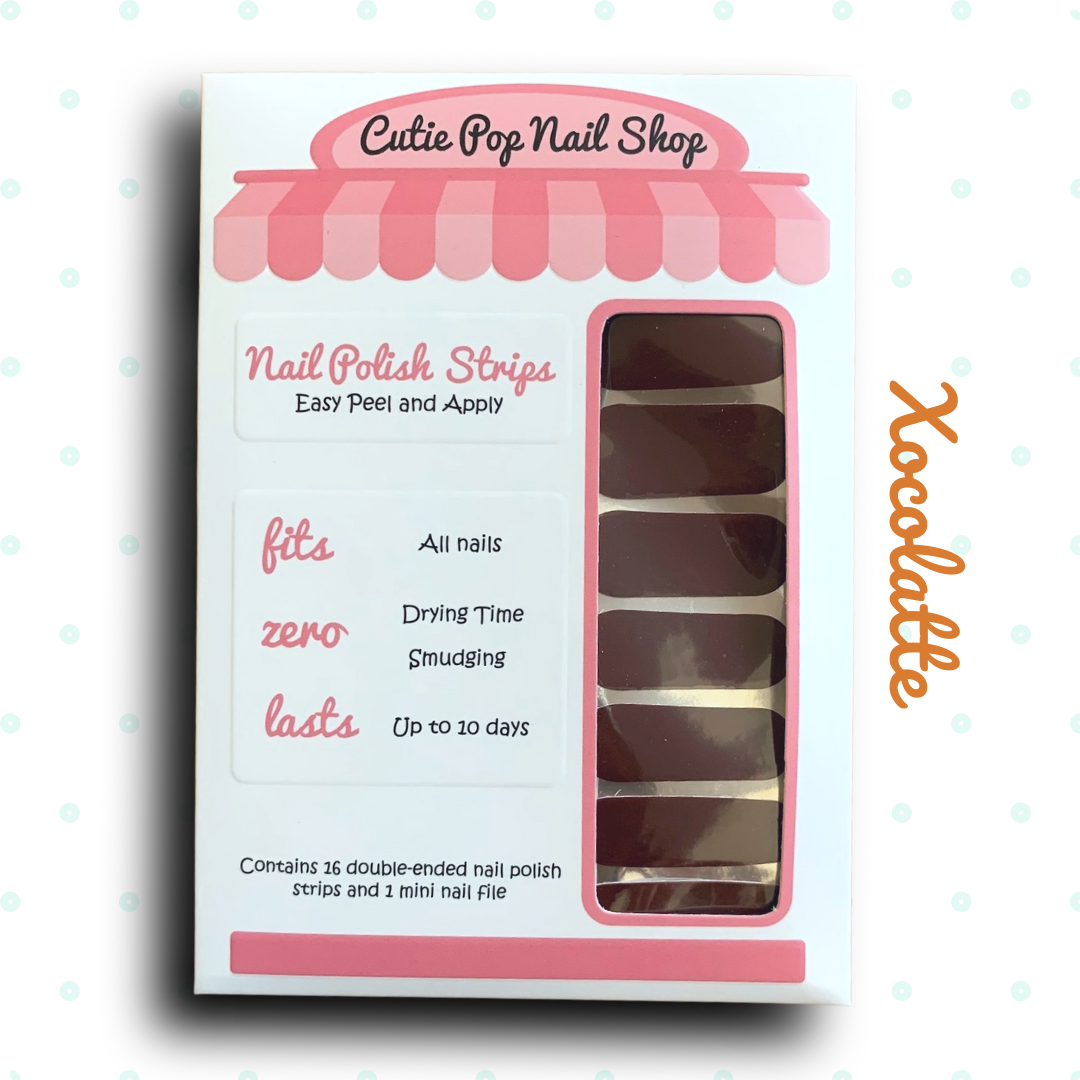 Xocolatte Nail Polish Strips - Cutie Pop Nail Shop
